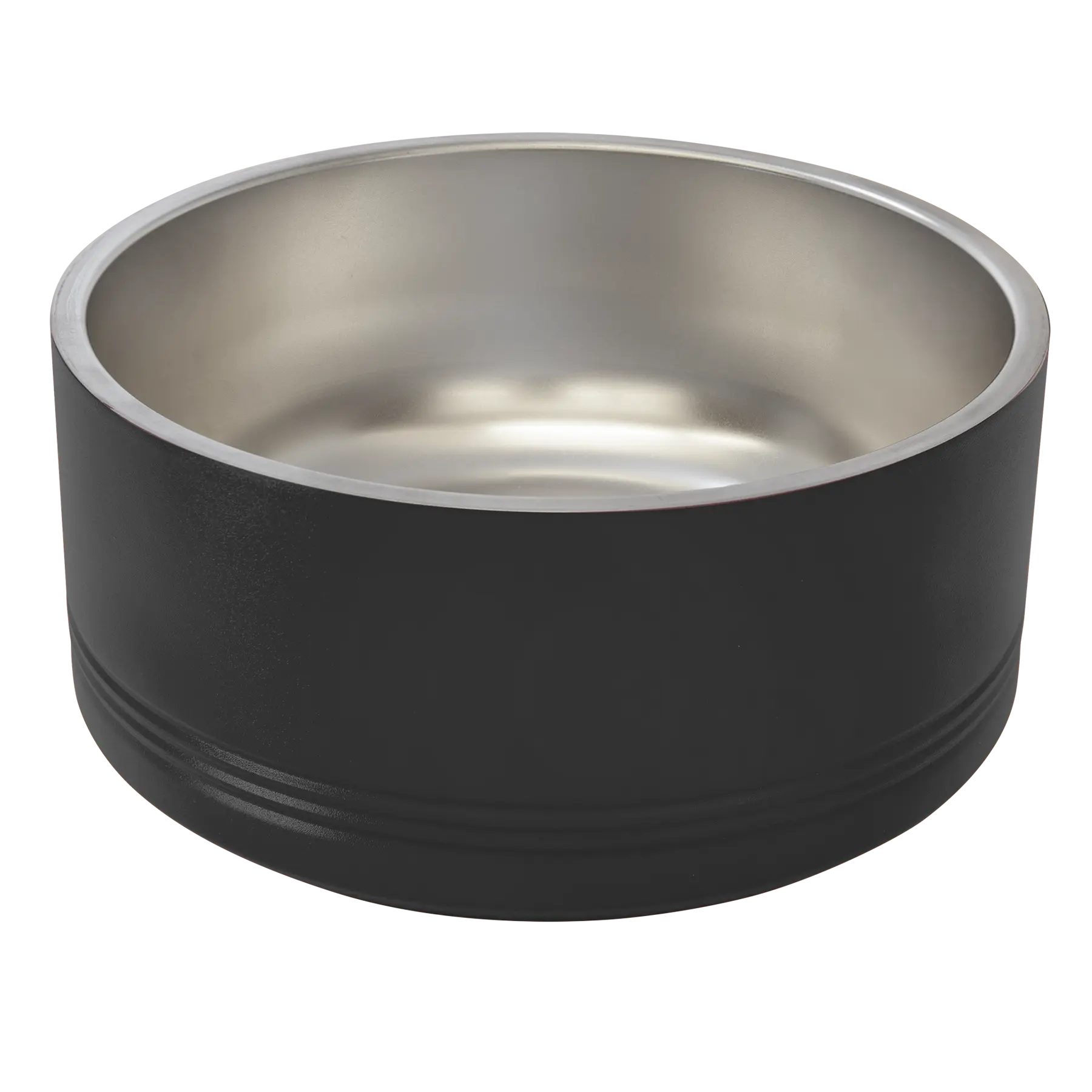 Personalized Polar Camel Large (64 oz) Pet Bowl | Black