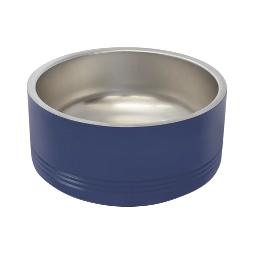 Personalized Polar Camel Medium (32 oz) Pet Bowl | Navy