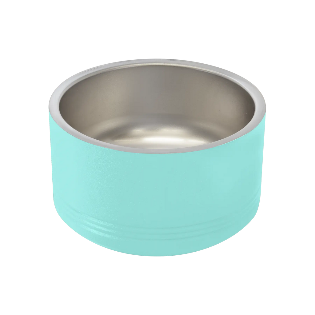 Personalized Polar Camel Small (18 oz) Pet Bowl | Teal